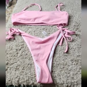 Women's Light Pink Bikini Set  - Unknown Brand - M